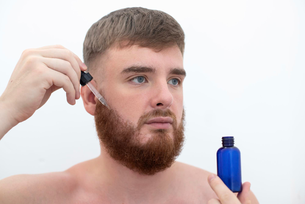 Minoxidil Beard Application