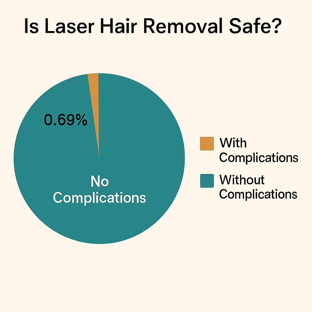 Is hair removal safe infographic
