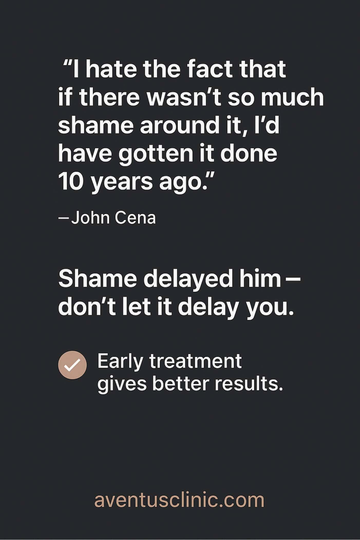 what john cena says about getting ahir transplant