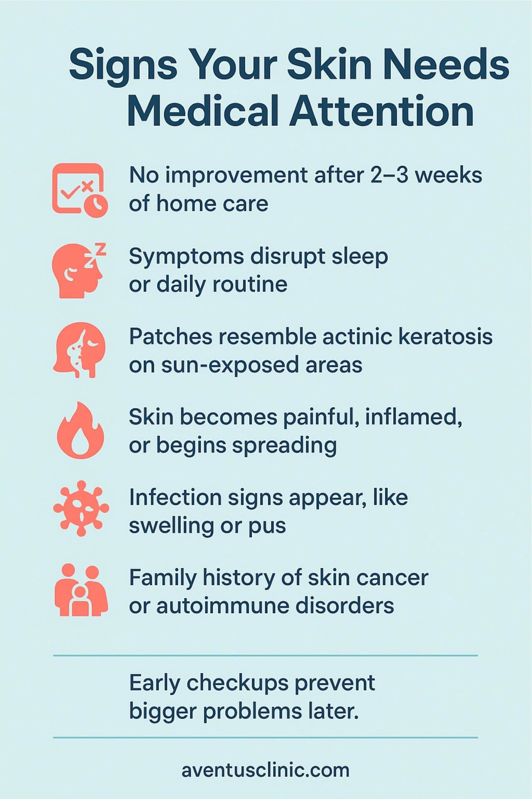 signs your skin needs medical attention