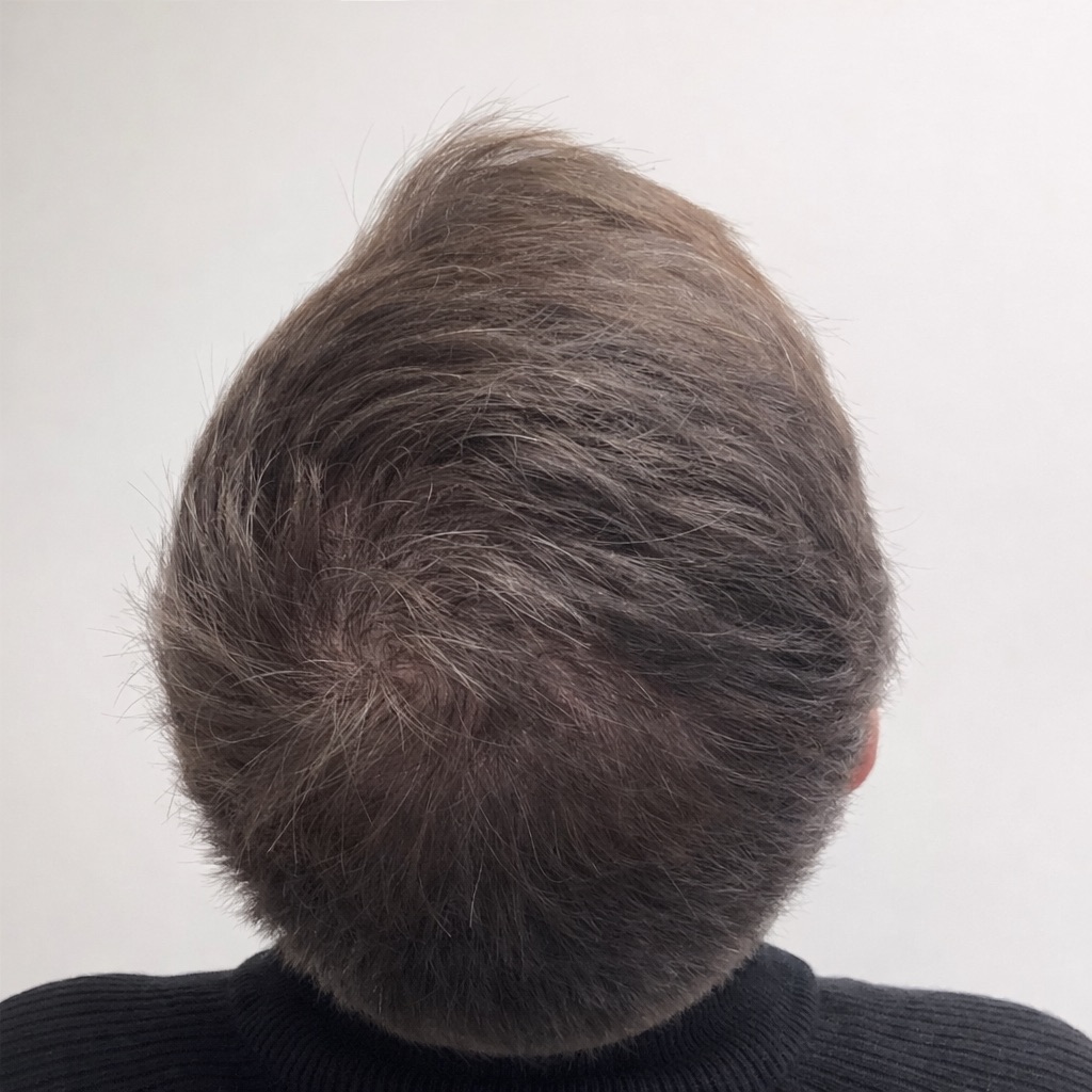 after crown hair transplant surgery