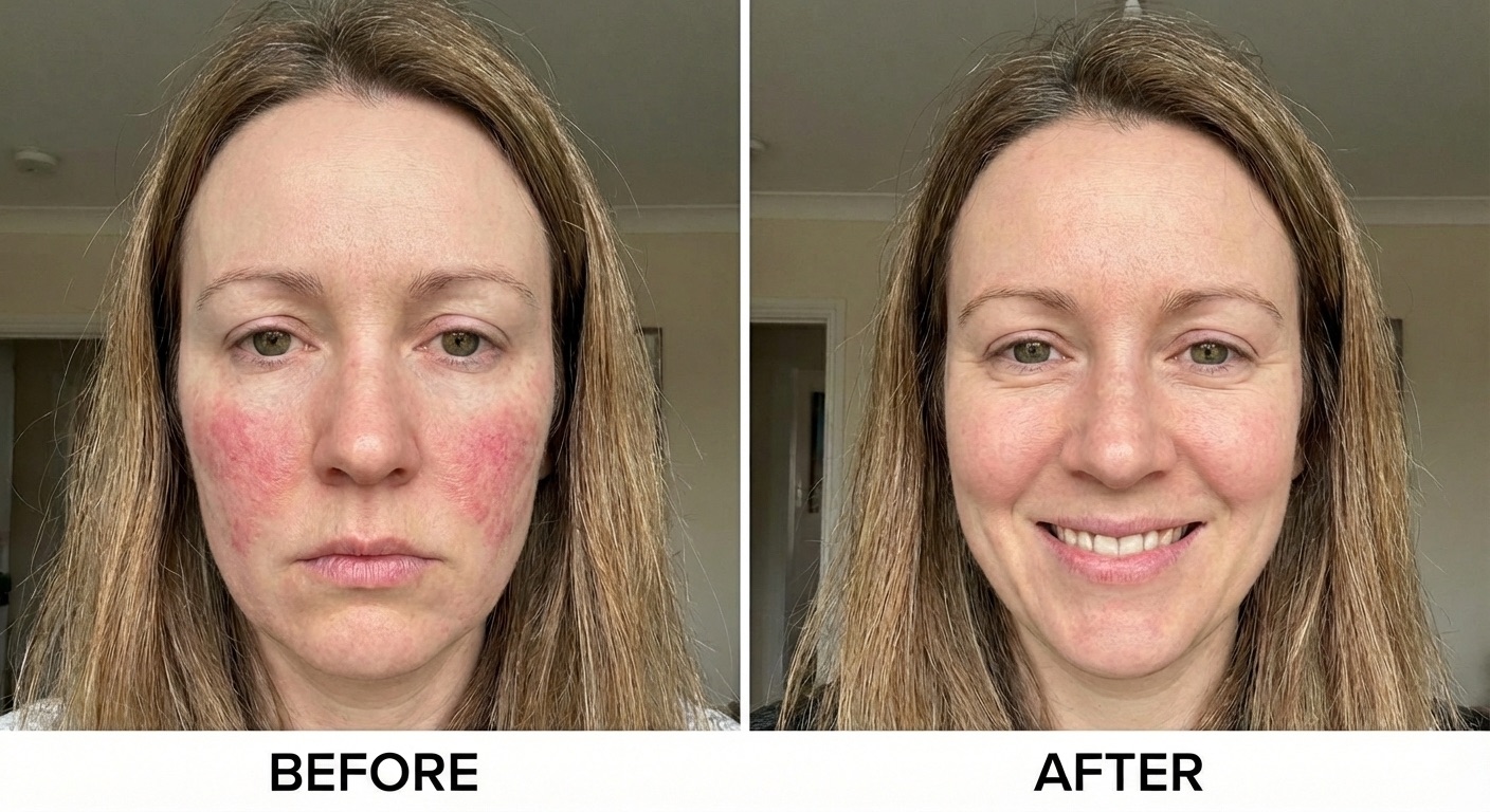 before and after eczema treatment