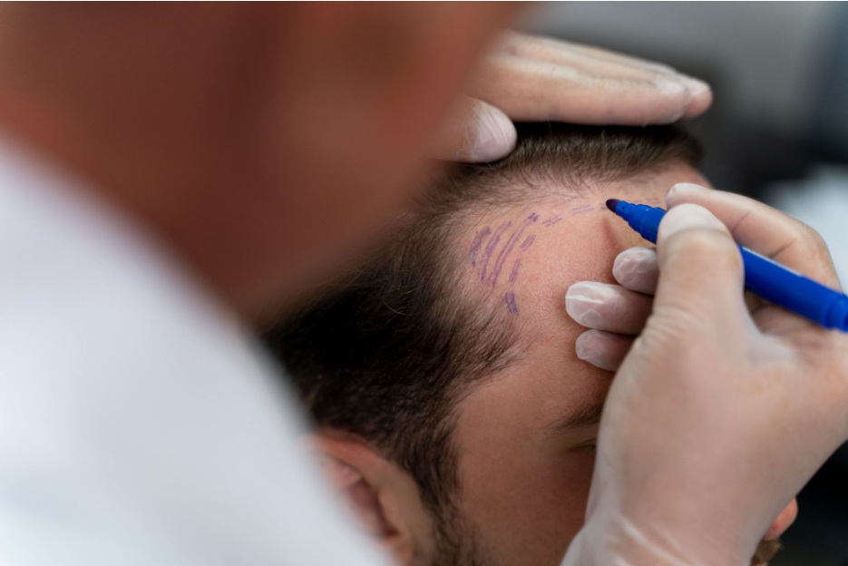 Hair transplant for thick hair