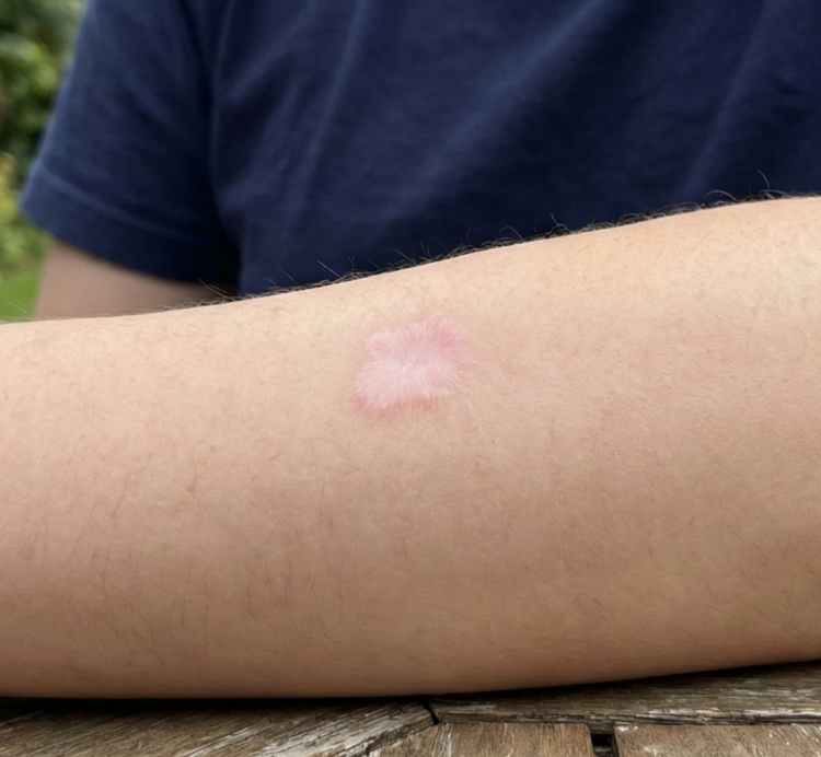 after skin lesion treatment 2