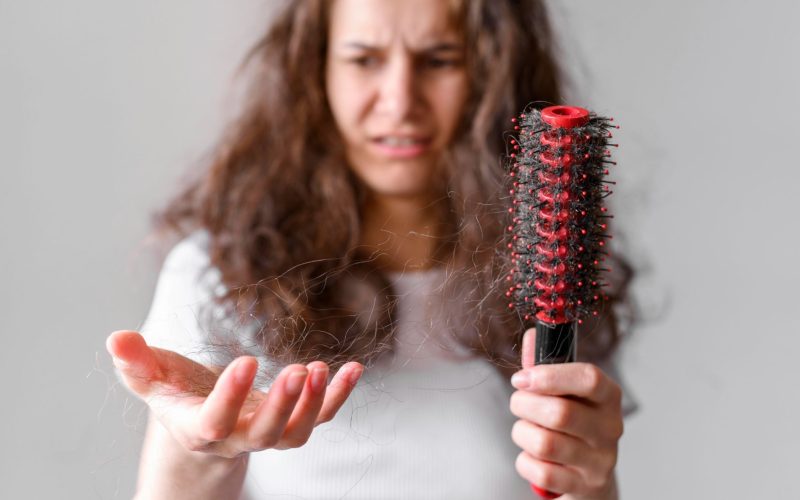 hair falling out